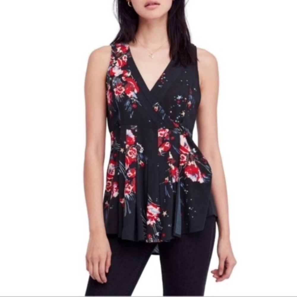 EUC Free People Back To Basic Wrap Top